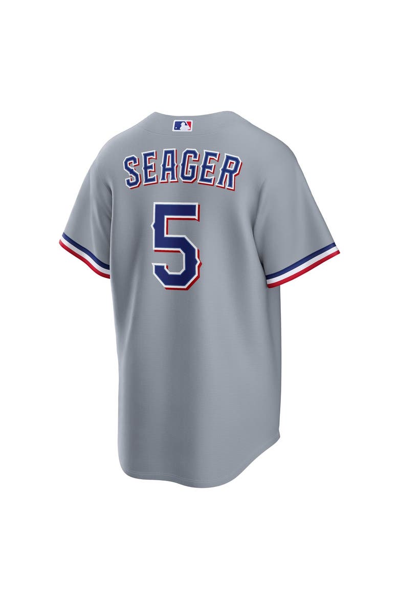 Men's Nike Corey Seager Gray Texas Rangers Road Replica Jersey, Alternate, color, Gray