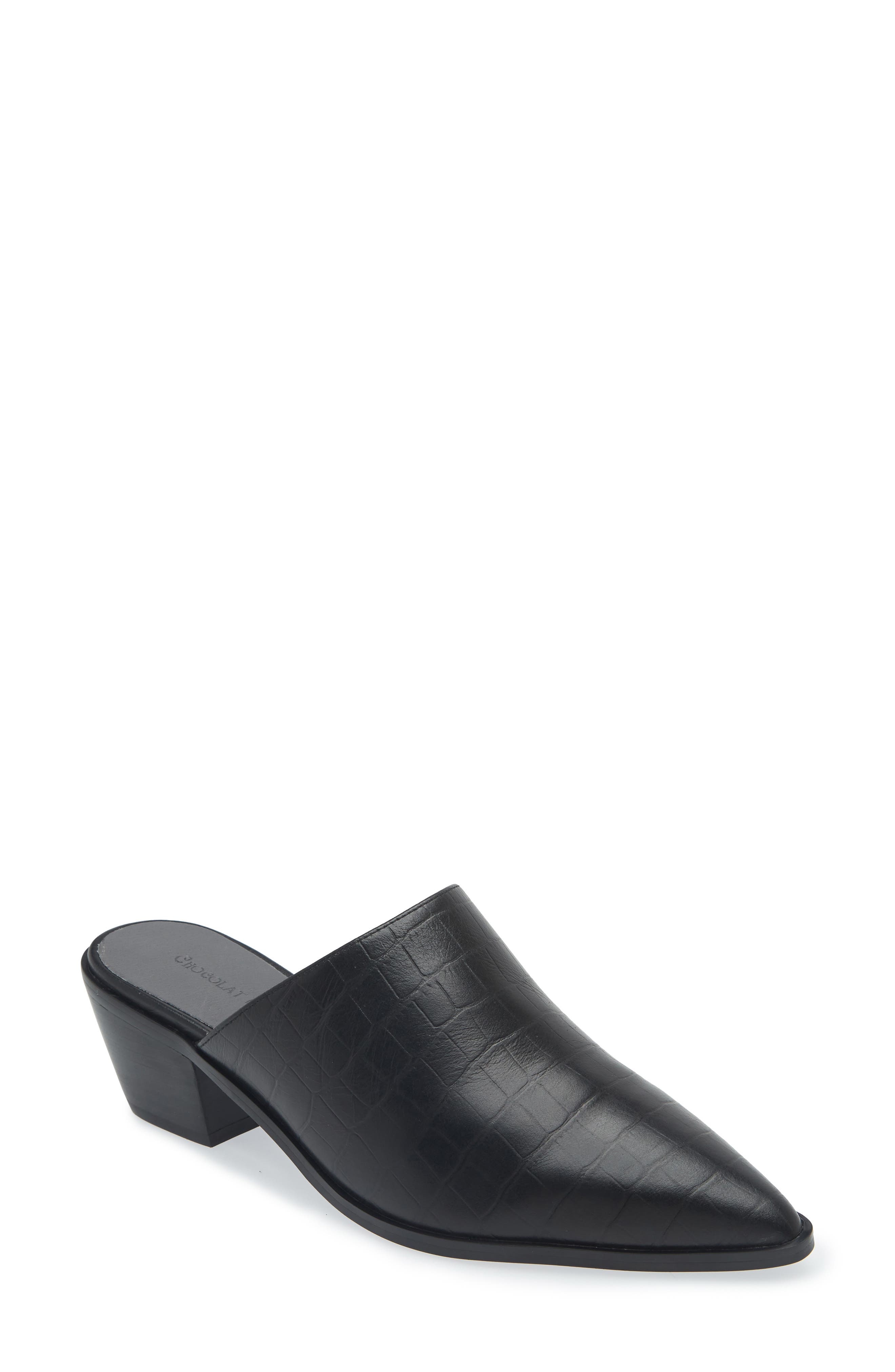 BLACK EMBOSSED CROCO