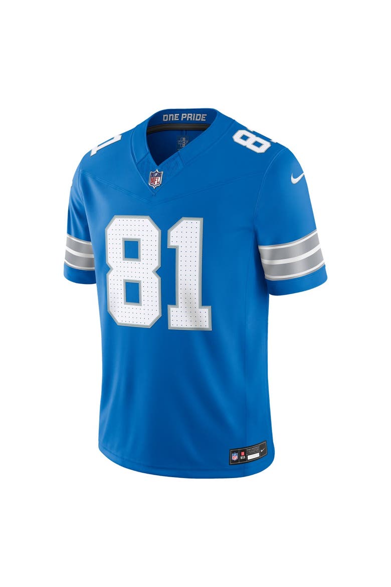 Men's Nike Calvin Johnson Blue Detroit Lions Vapor F.U.S.E. Stitched Retired Limited Jersey, Alternate, color, Blue