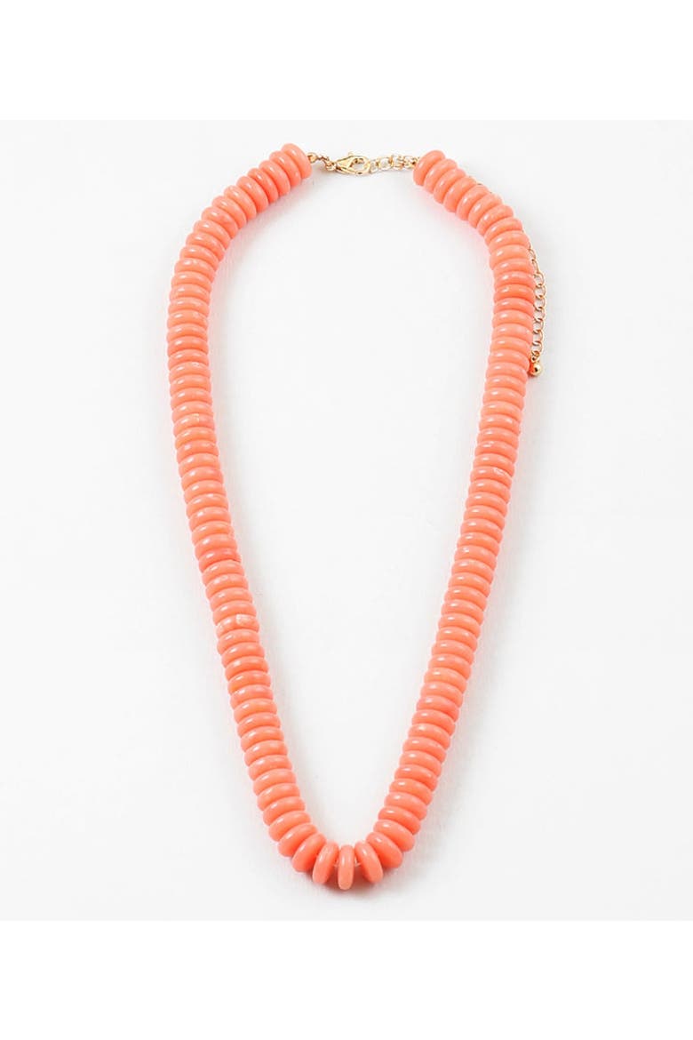 Papaya Kiss Necklace, Main, color, Orange