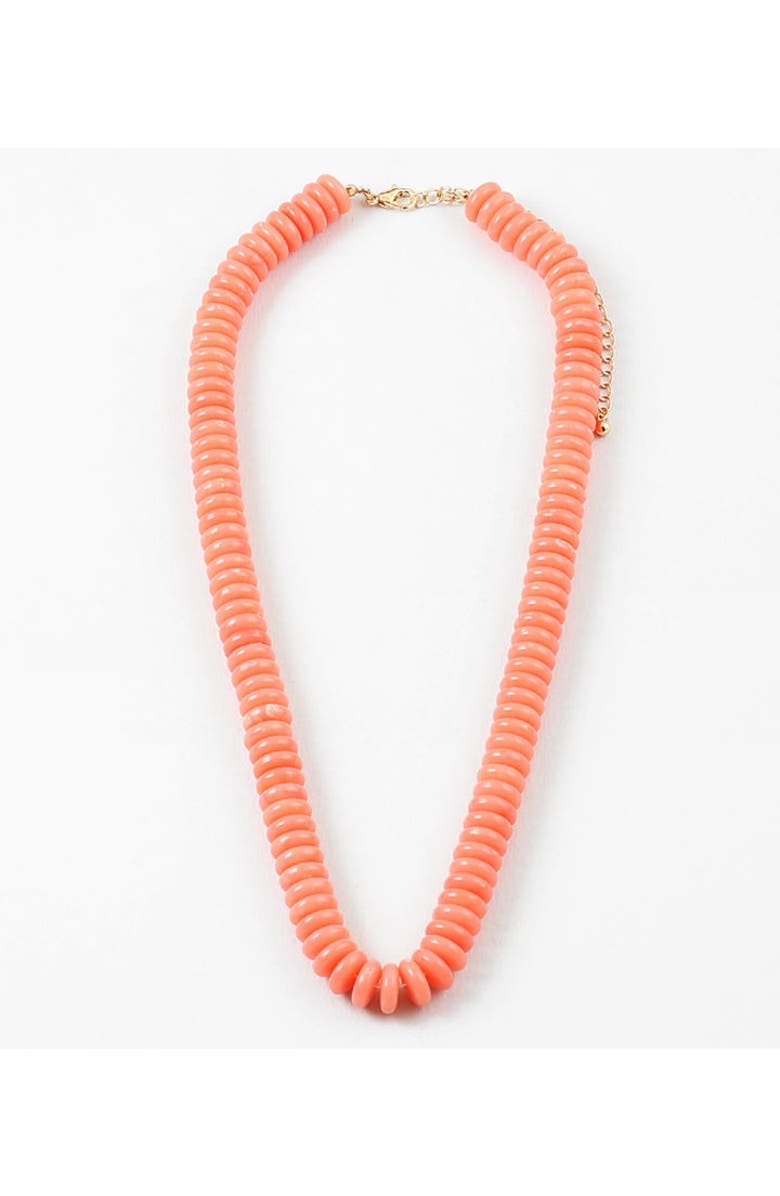 Erin McDermott Jewelry Papaya Kiss Necklace, Main, color, Orange