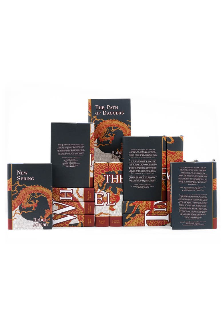 The Wheel of Time Book Set, Alternate, color, Black and Red