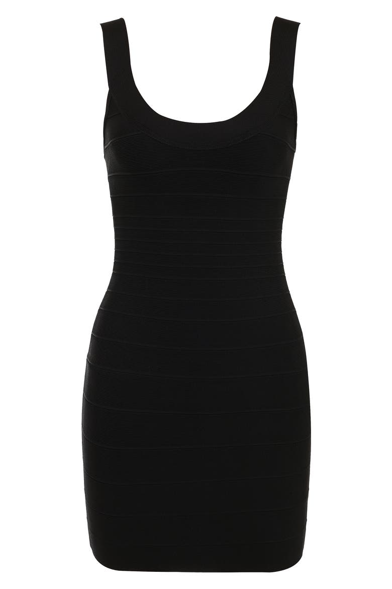 The OG Bandage Minidress, Alternate, color, BLACK