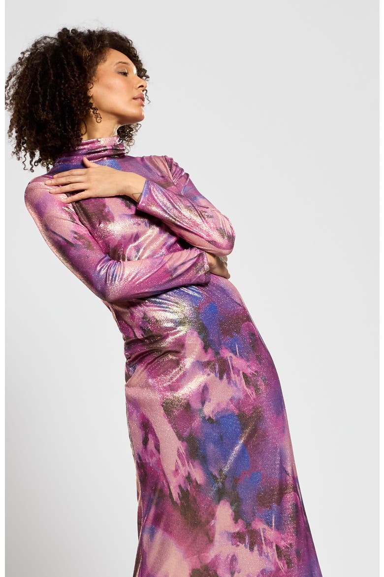 Araa Dress, Alternate, color, Purple