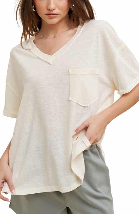 WISHLIST Oversize V-Neck Tee