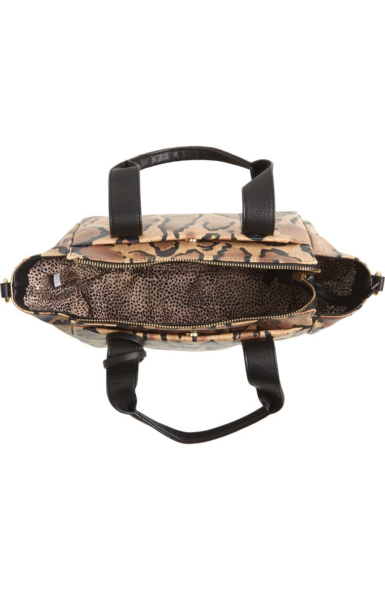 Sole Society Kwaye Faux Leather Satchel, Alternate, color,