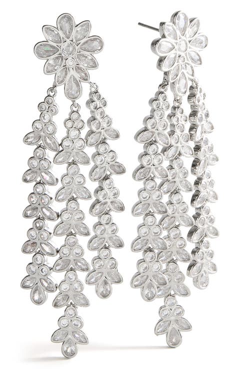 Mariah Crystal Statement Earrings