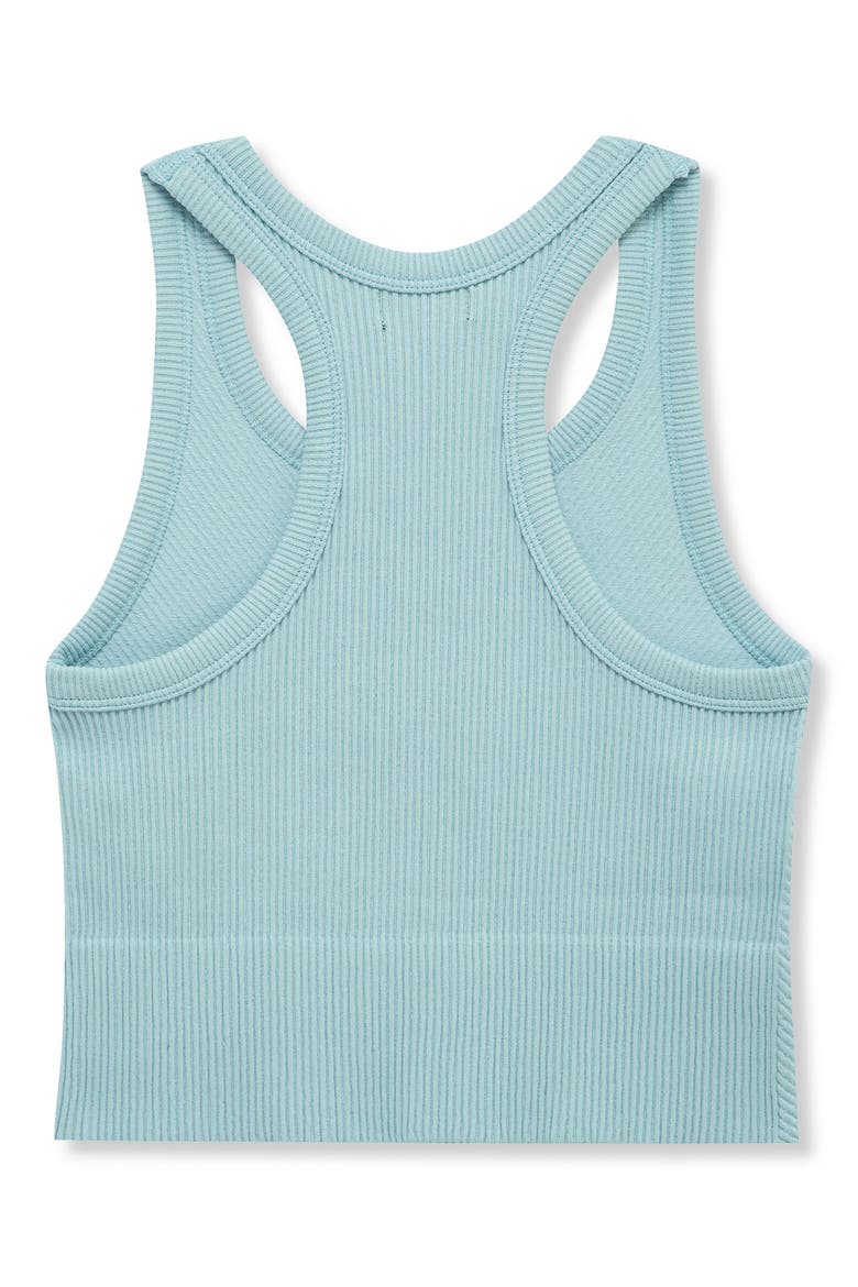 Kids' Chevron Rib Knit Tank Top, Alternate, color, BLUE