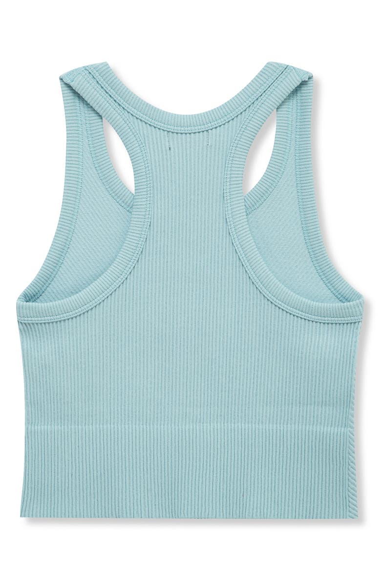 Truce Kids' Chevron Rib Knit Tank Top, Alternate, color, Blue