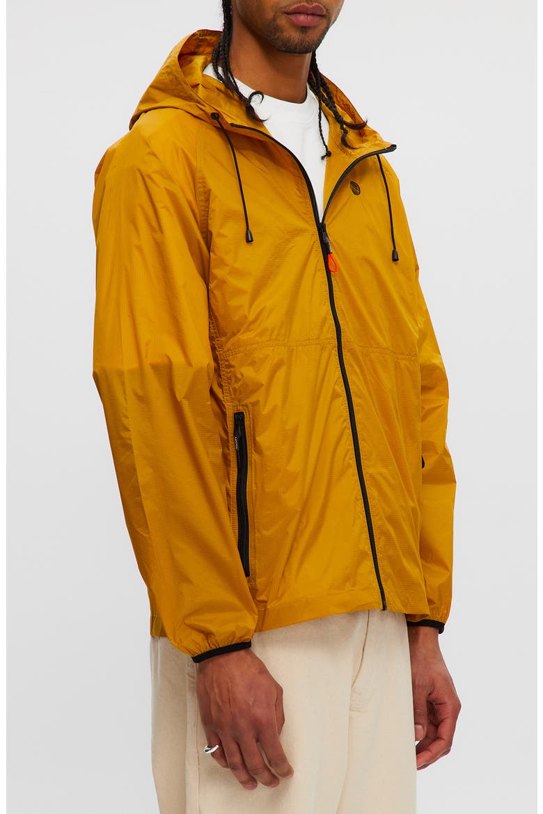 Hooded Windbreaker, Alternate, color, HONEY GOLD