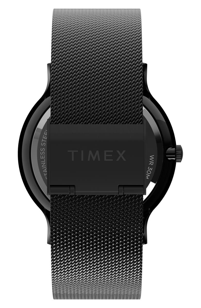 Timex<sup>®</sup> Norway Mesh Strap Watch, 40mm, Alternate, color, 