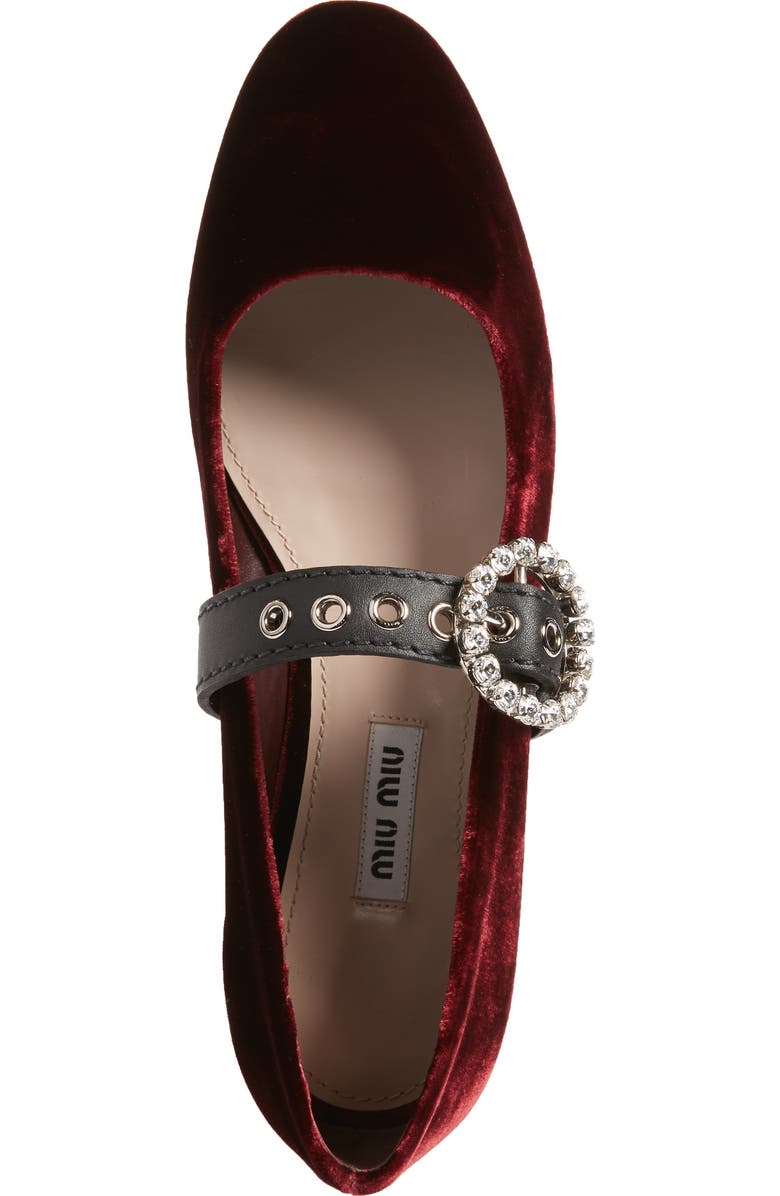 Miu Miu Buckle Ballet Flat, Alternate, color,