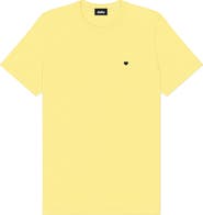 Dalix Mens Lil Heart Midweight Cotton Tee