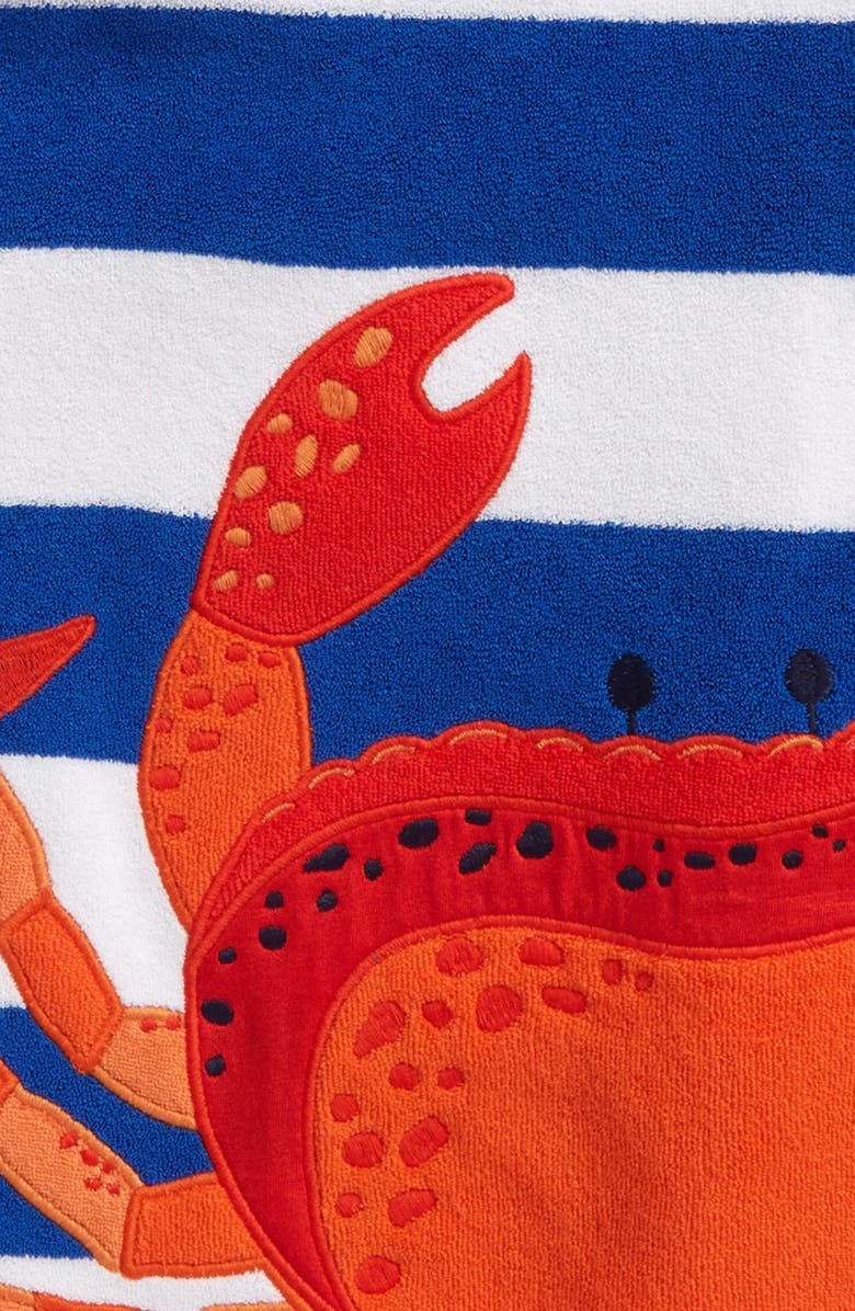 Mini Boden Kids' Towelling Throw-On Hooded Cover-Up, Alternate, color,