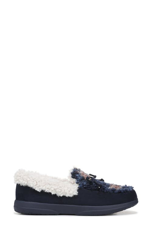 Vionic Claribel Faux Shearling Lined Slipper In Black