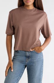 Vince Wide Sleeve Crop T-Shirt
