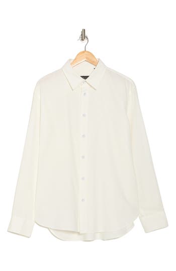 Rag & Bone Griffin Hemp & Cotton Button-up Shirt
