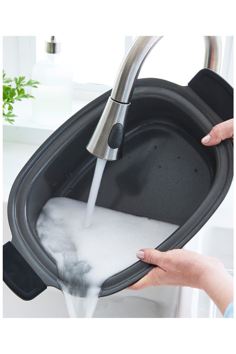 Ceramic Nonstick 6-Quart Slow Cooker, Alternate, color, GRAPHITE