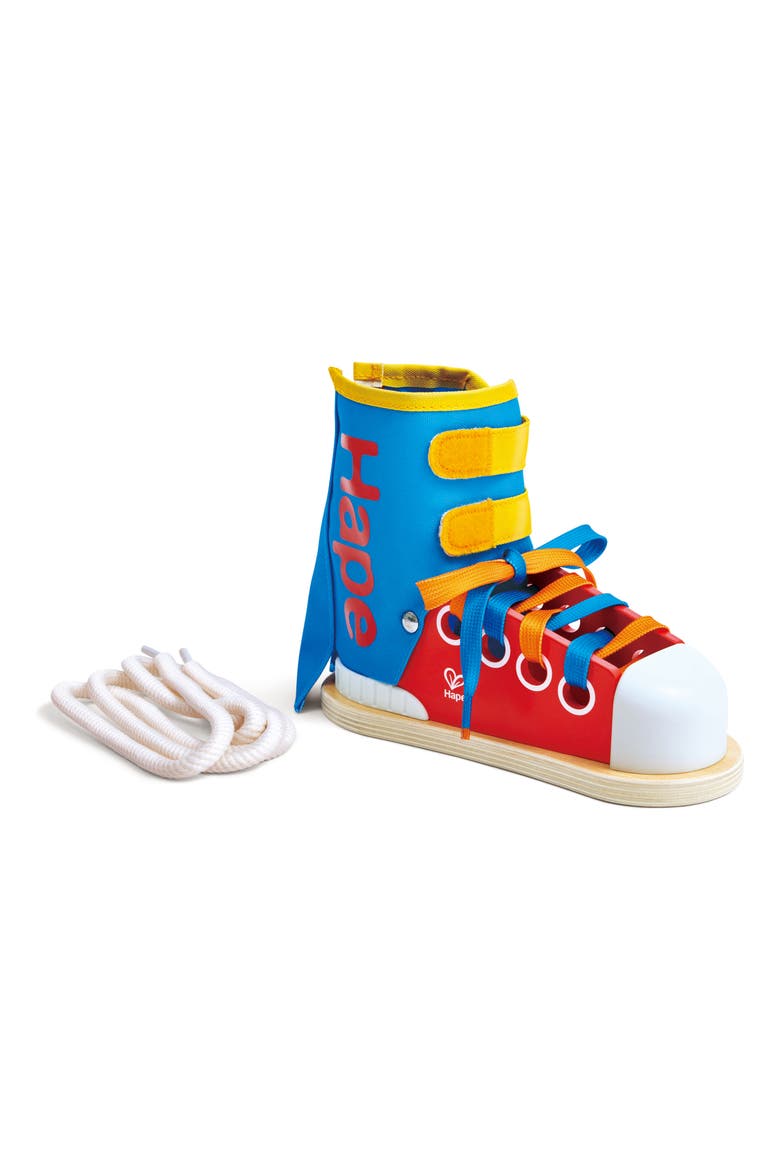 Tie-It Lacing Sneaker Toy, Main, color, MULTIPLECOLOR