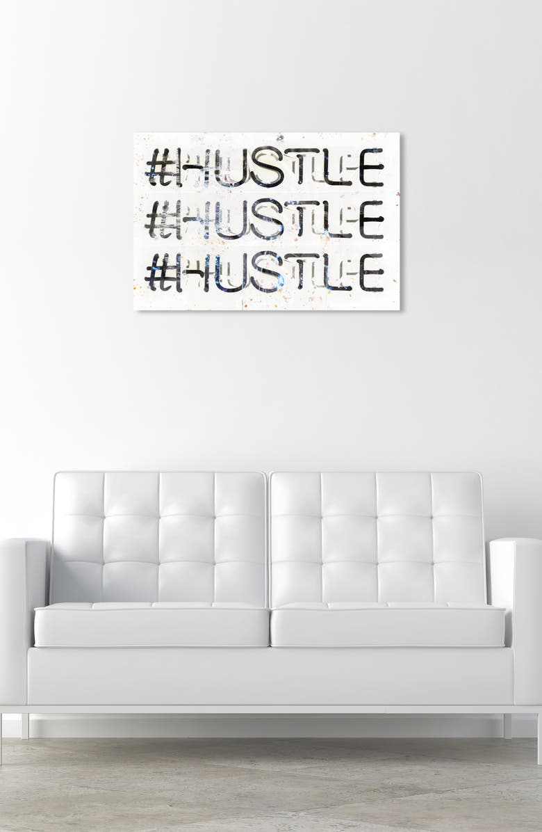 Oliver Gal Hustle Canvas Wall Art, Alternate, color, 