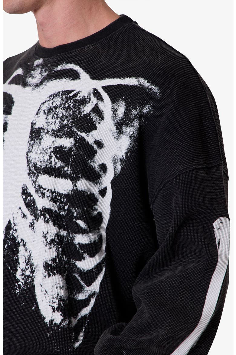 X-Ray Thermal Long Sleeve Graphic T-Shirt, Alternate, color, BLACK