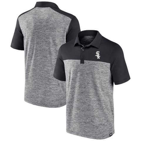 Men's Fanatics Branded Charcoal Chicago White Sox Iconic Omni Brushed Space-Dye Polo
