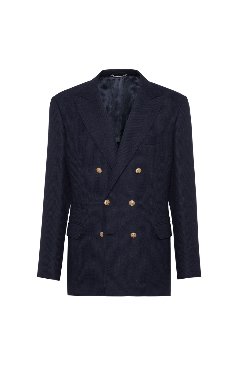 Brunello Cucinelli Diagonal deconstructed blazer, Main, color, 