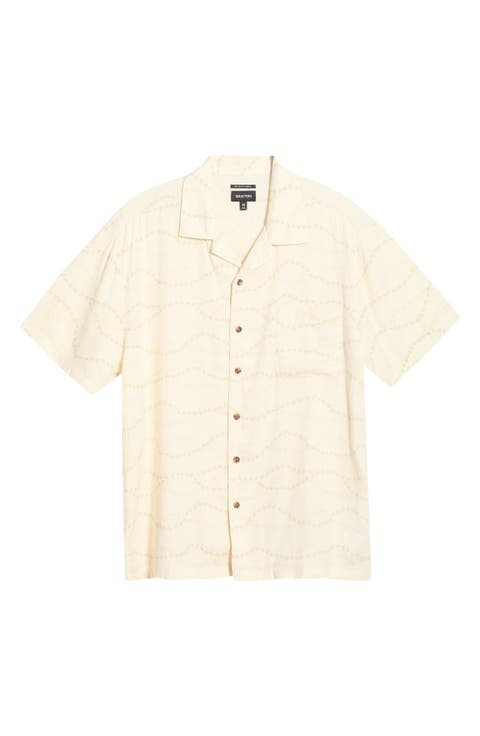 Bunker Slub Print Camp Shirt