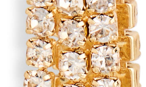 Nordstrom Rack Pavé Cubic Zirconia Front/back Earrings In Gold