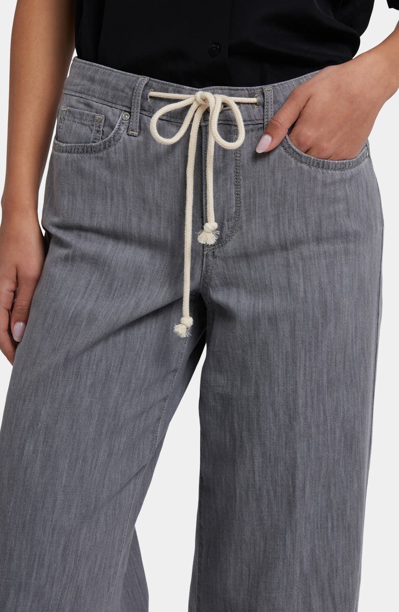 NYDJ Teresa Drawstring Waist Wide Leg Jeans, Alternate, color,