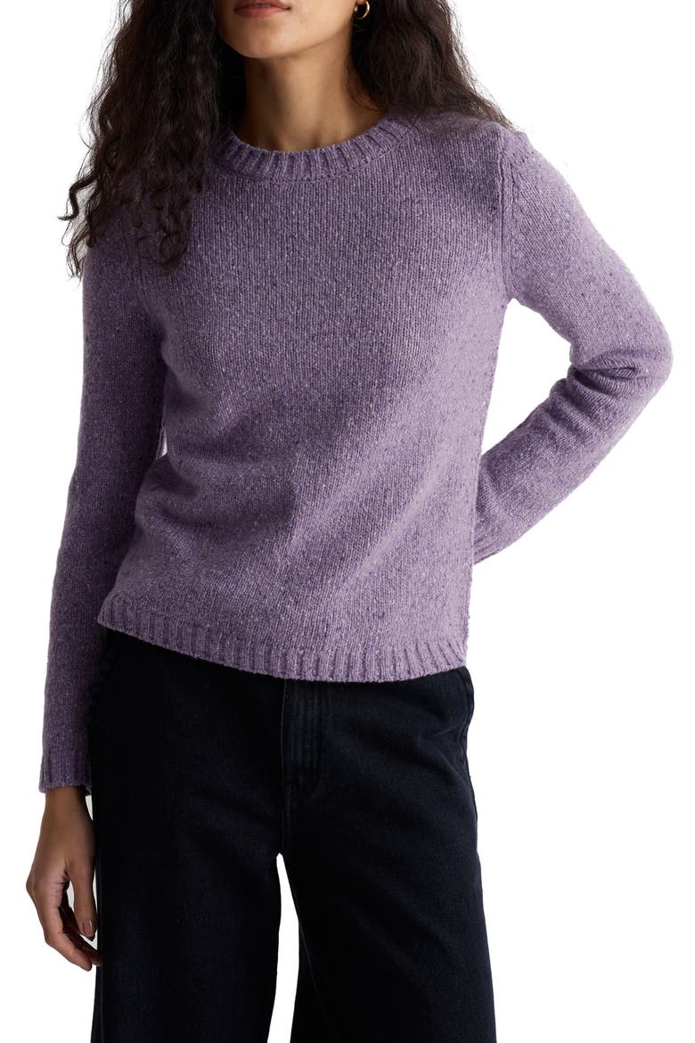 Dawson Pick Crewneck Sweater, Main, color, PURPLE
