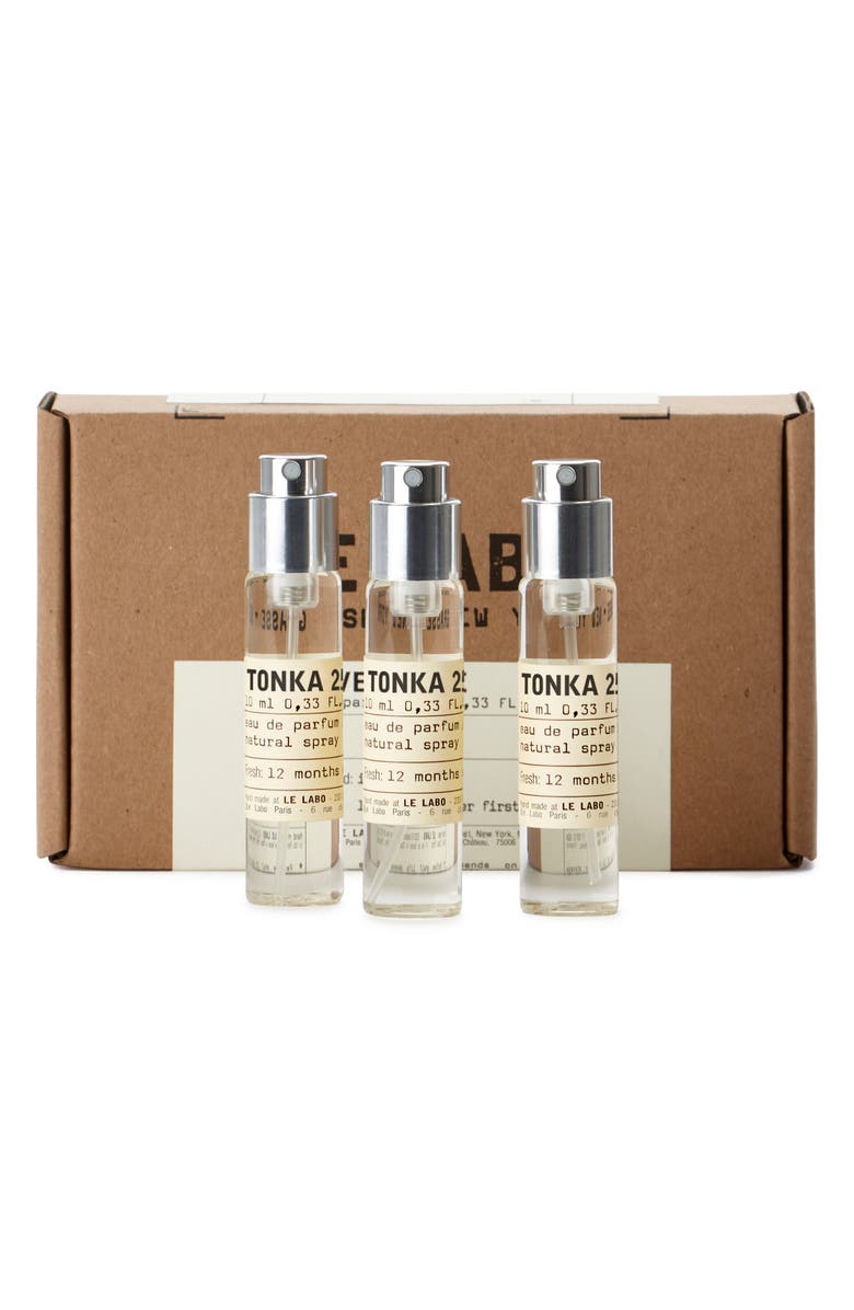 Le Labo Tonka 25 Eau de Parfum Travel Tube Refill Trio, Alternate, color,