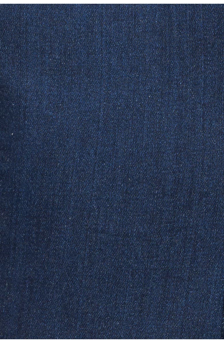 FLYING TOMATO Long Sleeve Denim Minidress, Alternate, color, Medium Indigo