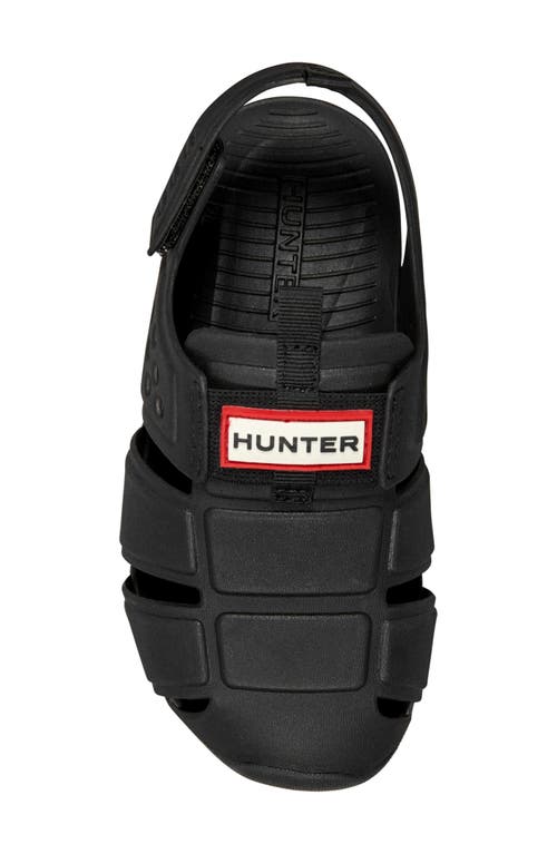 Hunter Kids' Edosa Slingback Sandal In Black 001