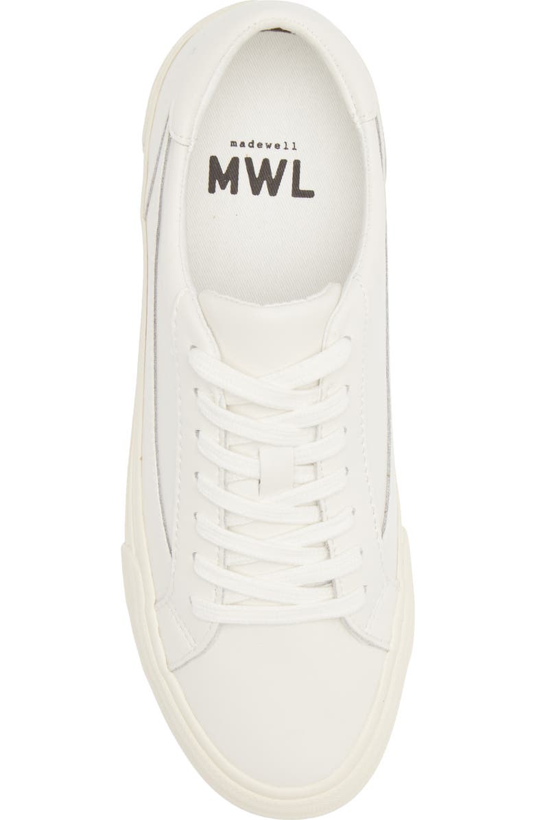 Madewell Sidewalk Low Top Sneaker, Alternate, color, Pale Parchment