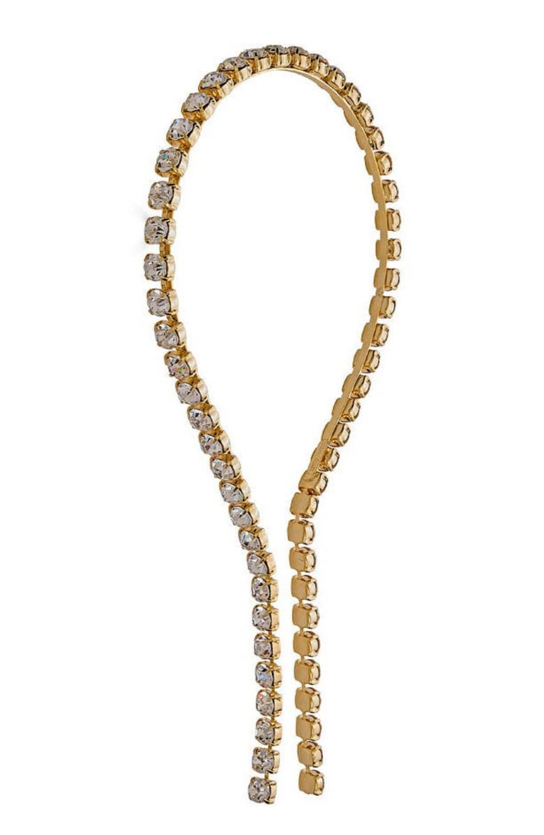 Epona Valley Josephina Magnus Swarovski Drop Chain Headband, Main, color, Gold