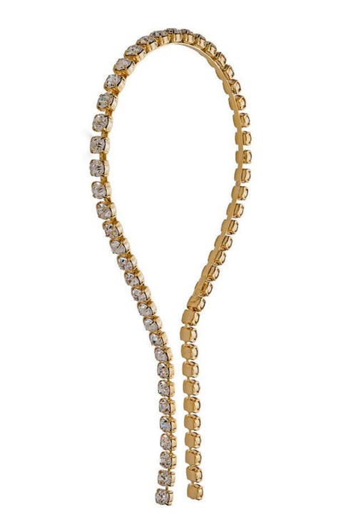 Josephina Magnus Swarovski Drop Chain Headband
