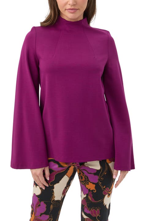 Duma High Neck Ponte Top