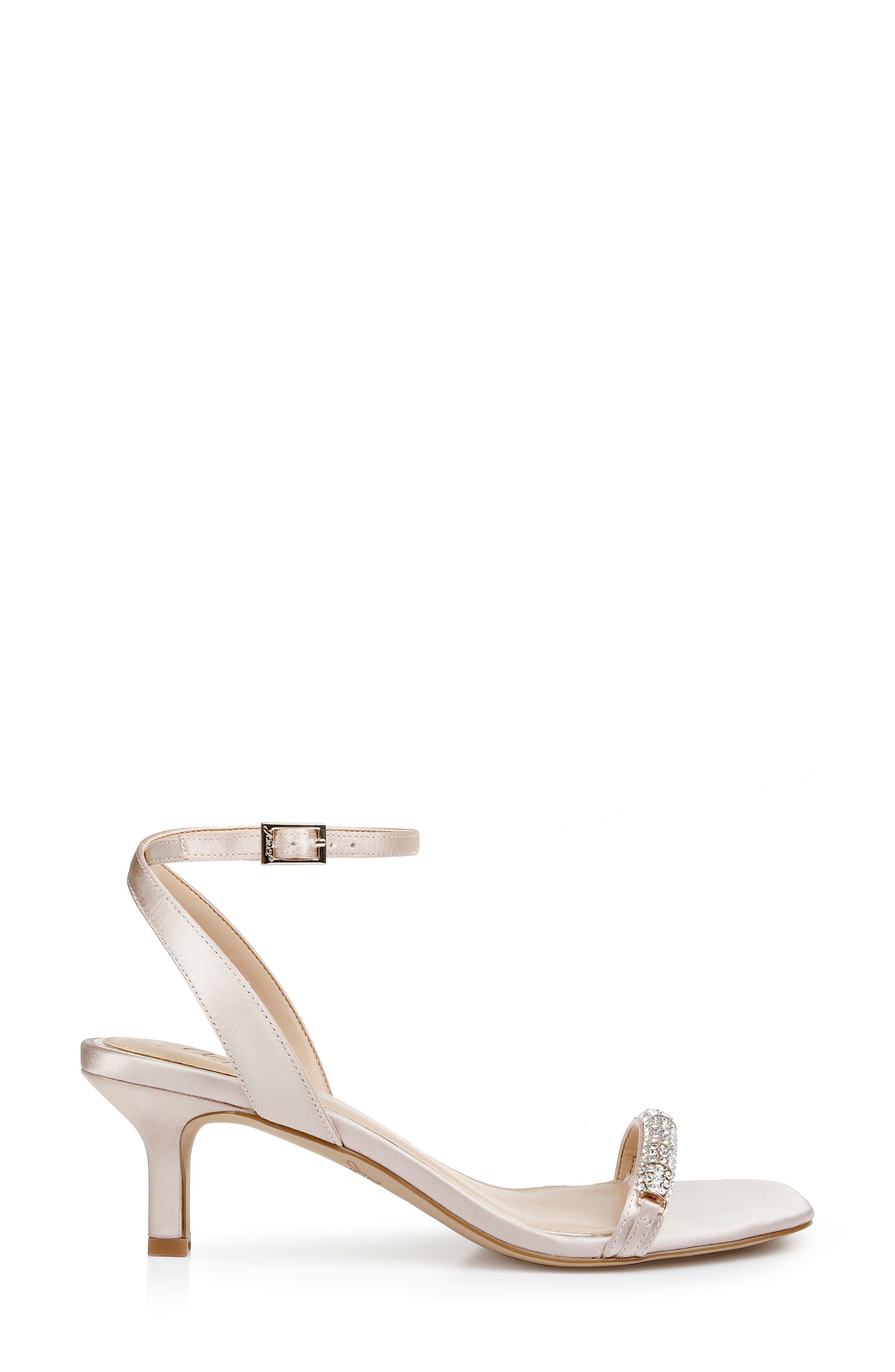 Jewel Badgley Mischka Charisma Kitten Heel Ankle Strap Sandal, Alternate, color, Champagne