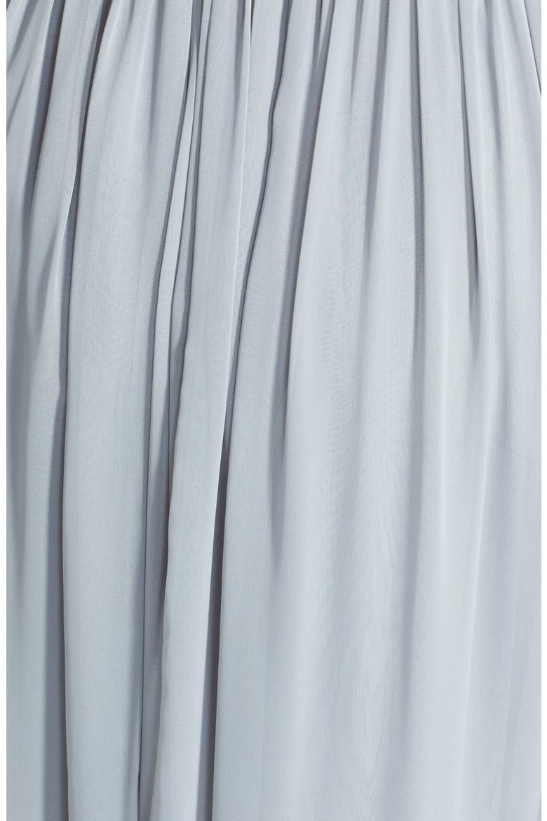 Aidan Convertible Strapless Chiffon Gown, Alternate, color, MINERAL