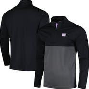 LEVELWEAR Men's Levelwear Black NHL 2023 Hockey Fights Cancer Pursue Logo Quarter-Zip Top