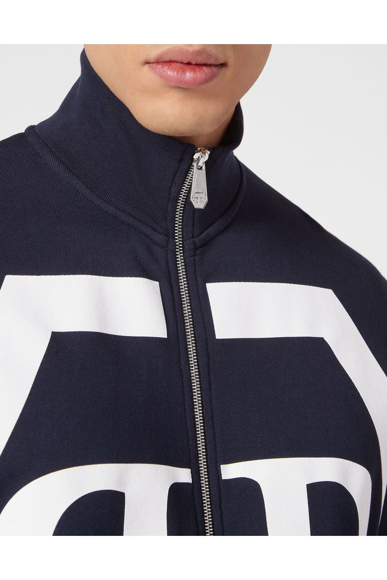 Jogging Jacket Hexagon Men, Alternate, color, bluenavy/white