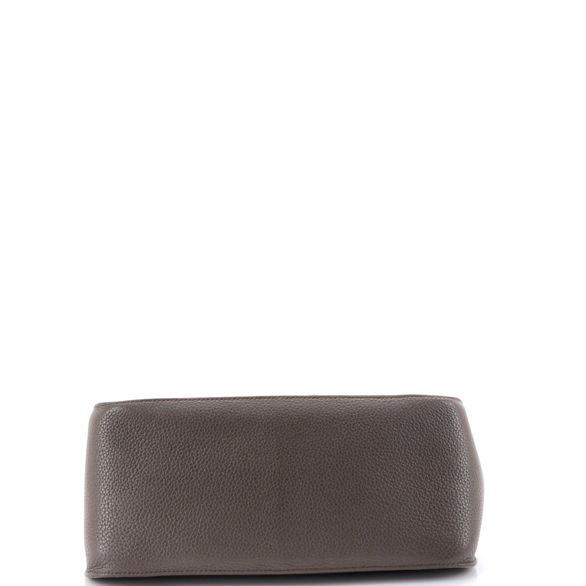 Pre-Owned Hermes Jypsiere Bag Clemence 31, Alternate, color, Etoupe