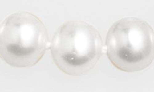 Lagos 'luna' 10mm Pearl Necklace In Silver/pearl