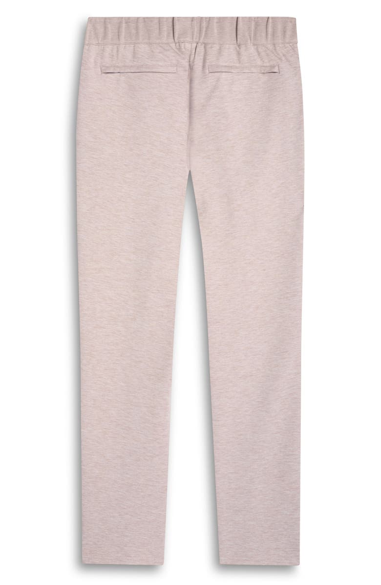 Bugatchi Soft Touch Knit Pintuck Pants, Alternate, color, Sand