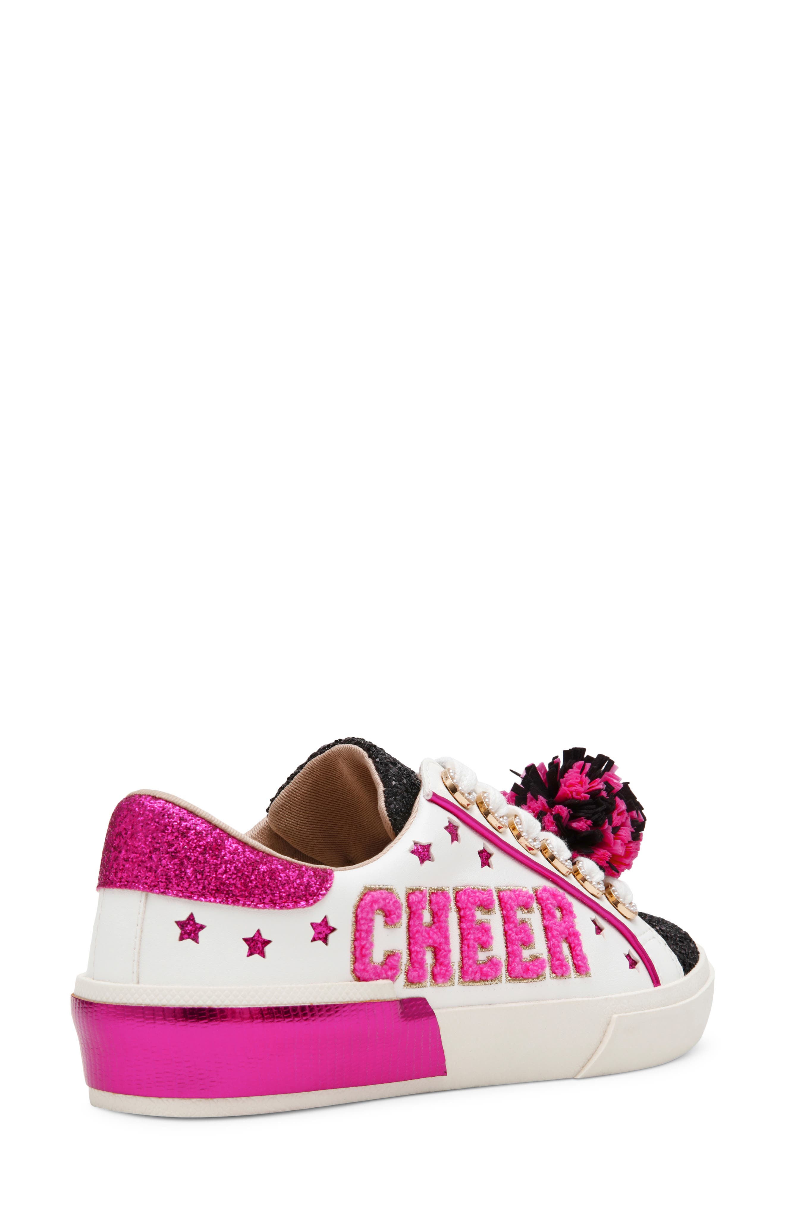 Piper Cheer Sneaker, Alternate, color, FUCHSIA MULTI