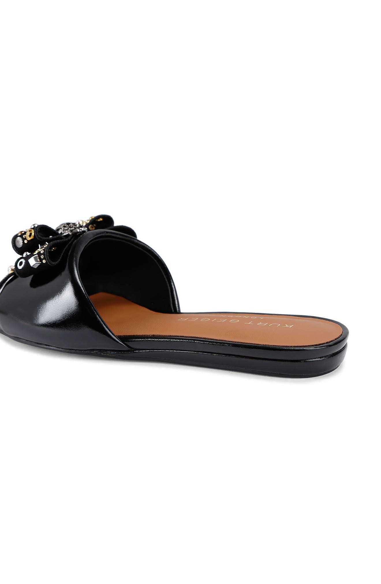 Kurt Geiger London Kensington Bow Slide Sandal, Alternate, color, 