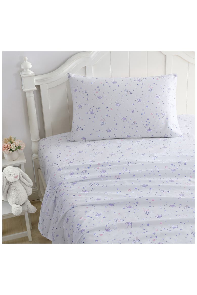 Dancing Stars Print Sheet Set, Alternate, color, PASTEL PURPLE