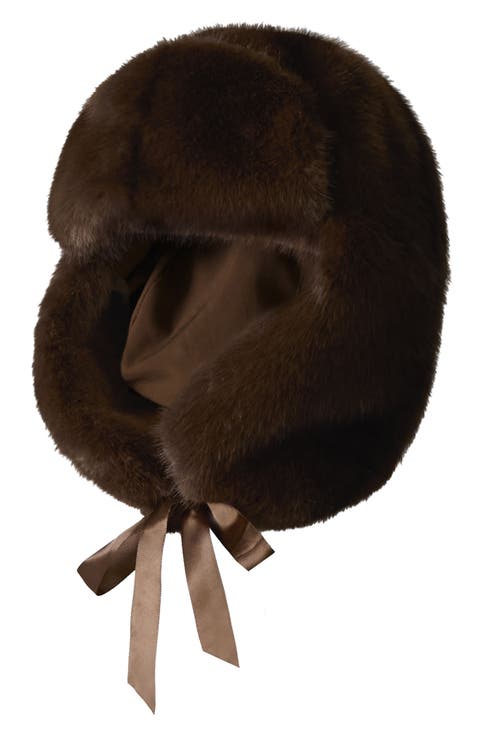 Faux Fur Trapper Hat