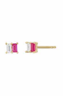 Bony Levy El Mar Ruby Stud Earrings